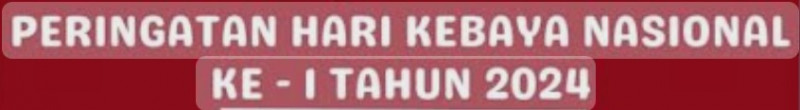 Budaya Berkebaya Harus Dilestarikan