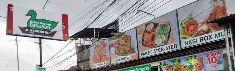 Bebek Goreng Limasan, Destinasi Kuliner Baru  di Timur Kota